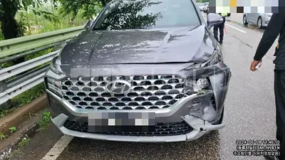 Photo 1 of 6: 2021 Hyundai Santa Fe TM 2.2 — Korean insurance auction