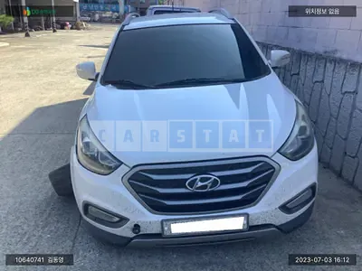 Photo 1 of 17: 2015 Hyundai Tucson, VIN KMHJT81VBFU056869 — Korean insurance auction