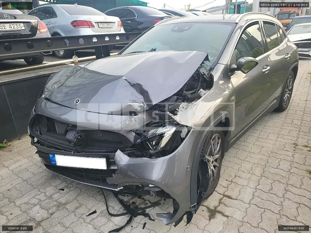 Photo 2 of 19: 2021 Mercedes-Benz AMG GLA45 4Matic, VIN W1N4N5DB3MJ263653 — Korean insurance auction