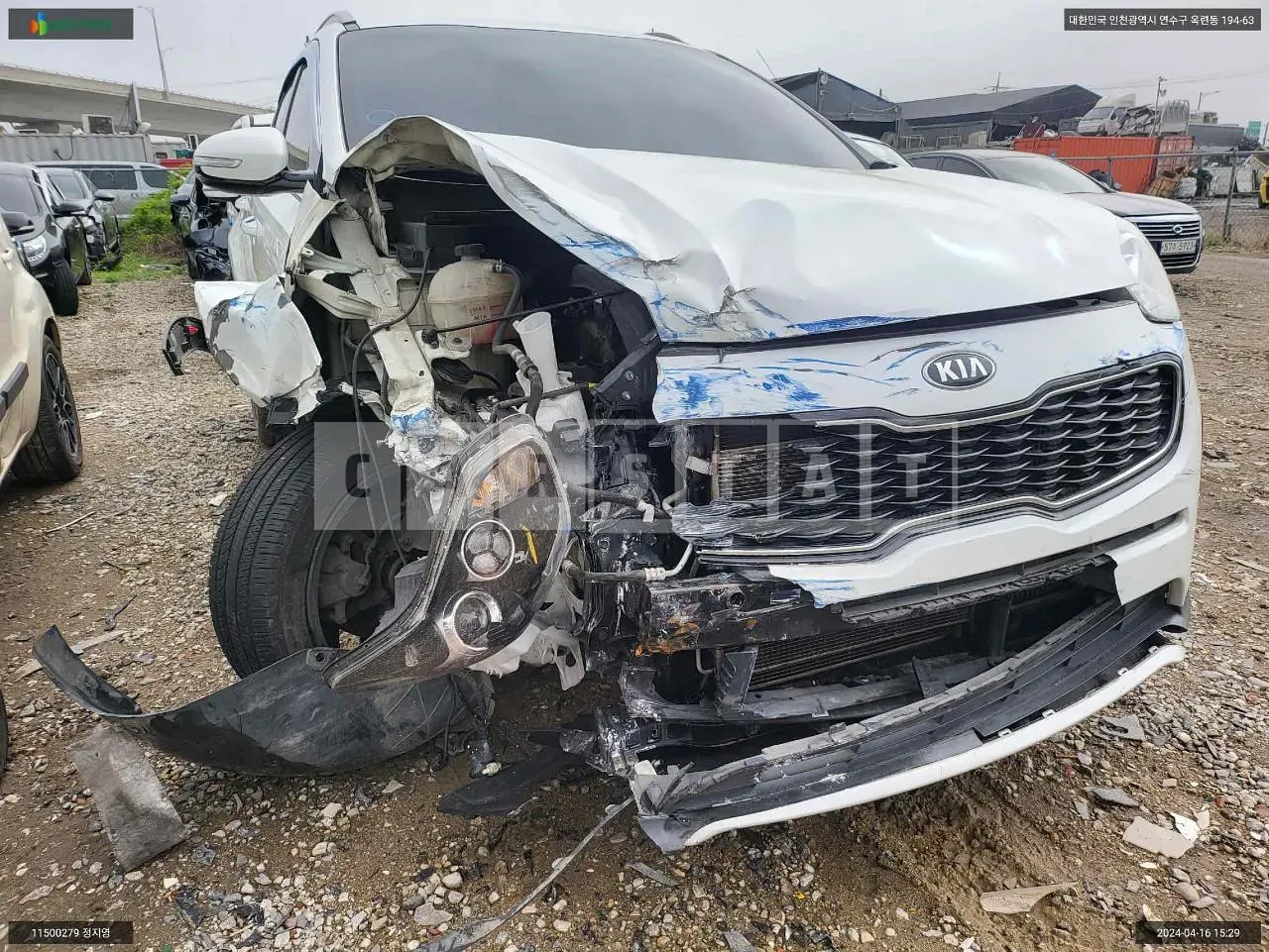 Photo 2 of 13: 2016 Kia Sportage, VIN KNAPM813BHK182655 — Korean insurance auction