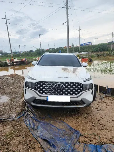 Photo 1 of 12: 2023 Hyundai Santa Fe, VIN KMHS381LGPU463387 — Korean insurance auction