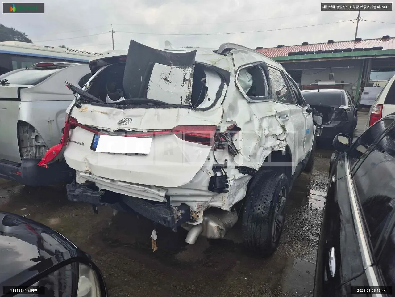 Photo 2 of 7: 2021 Hyundai Santa Fe 2.2 (Diesel), VIN KMHS281HGMU397303 — Korean insurance auction
