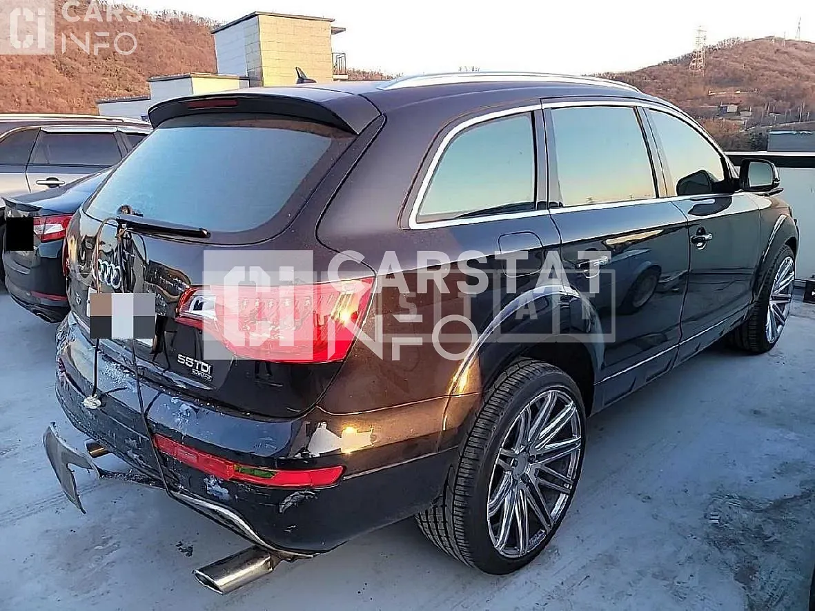 Photo 2 of 6: 2015 Audi Q7 35 TDI Four, VIN WAUZZZ4L9FD031137 — Korean insurance auction