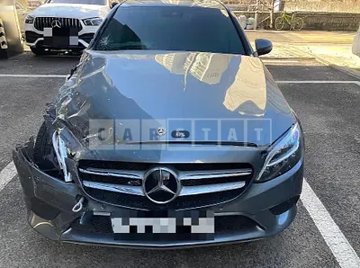 Photo 1 of 17: 2019 Mercedes-Benz C220 d, VIN WDDWF1EB0KR503041 — Korean insurance auction