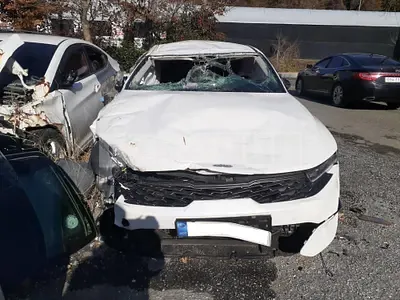 Photo 1 of 9: 2021 Kia K5, VIN KNAG241ABMA113440 — Korean insurance auction