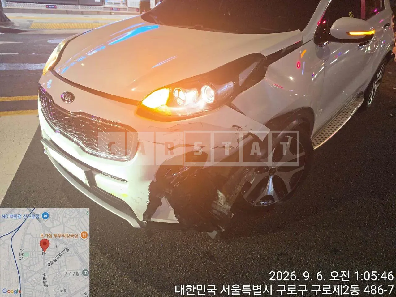 Photo 2 of 20: 2015 Kia Sportage, VIN KNAPN813BGK014215 — Korean insurance auction