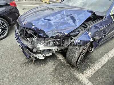 Photo 1 of 12: 2020 BMW 530i xDrive, VIN WBAJR9108LWW77065 — Korean insurance auction
