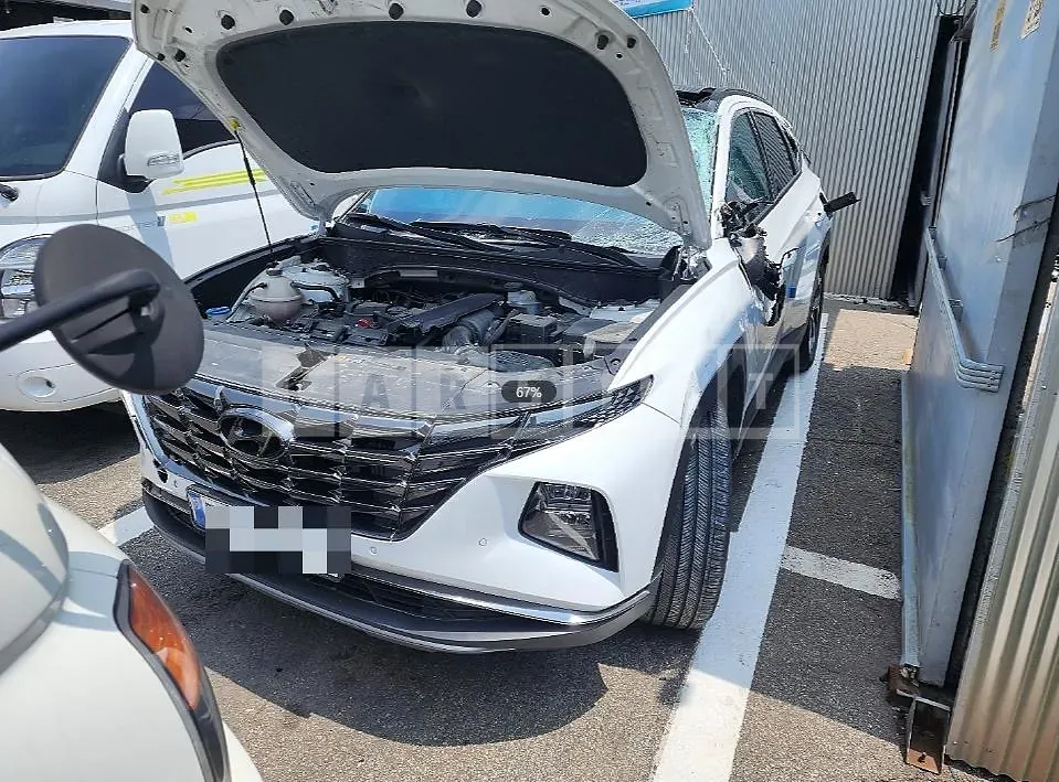 Photo 2 of 19: 2022 Hyundai Tucson 1.6, VIN KMHJE81BGNU166835 — Korean insurance auction