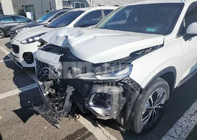 Photo 1 of 8: 2019 Hyundai Santa Fe, VIN KMHS381ABKU112387 — Korean insurance auction