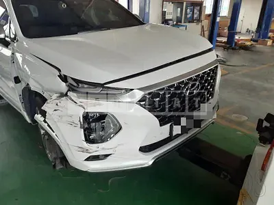 Photo 1 of 55: 2019 Hyundai Santa Fe 2.0, VIN KMHS581ABLU247207 — Korean insurance auction