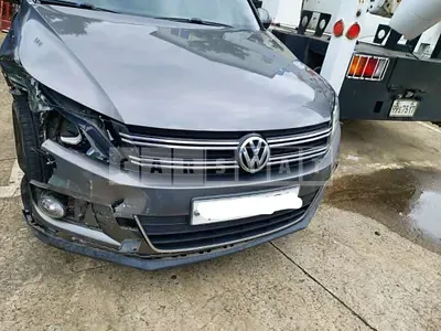 Photo 1 of 15: 2015 Volkswagen Tiguan 2.0 TDI Blue Motion, VIN WVGZZZ5NZFW537392 — Korean insurance auction