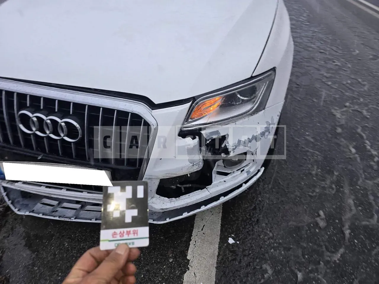 Photo 2 of 9: 2014 Audi Q5 35 TDI quattro, VIN WAUZZZ8R2FA014177 — Korean insurance auction