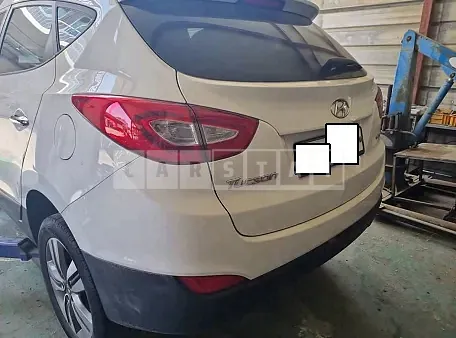 Photo 2 of 9: 2015 Hyundai Tucson, VIN KMHJU81VBFU020930 — Korean insurance auction
