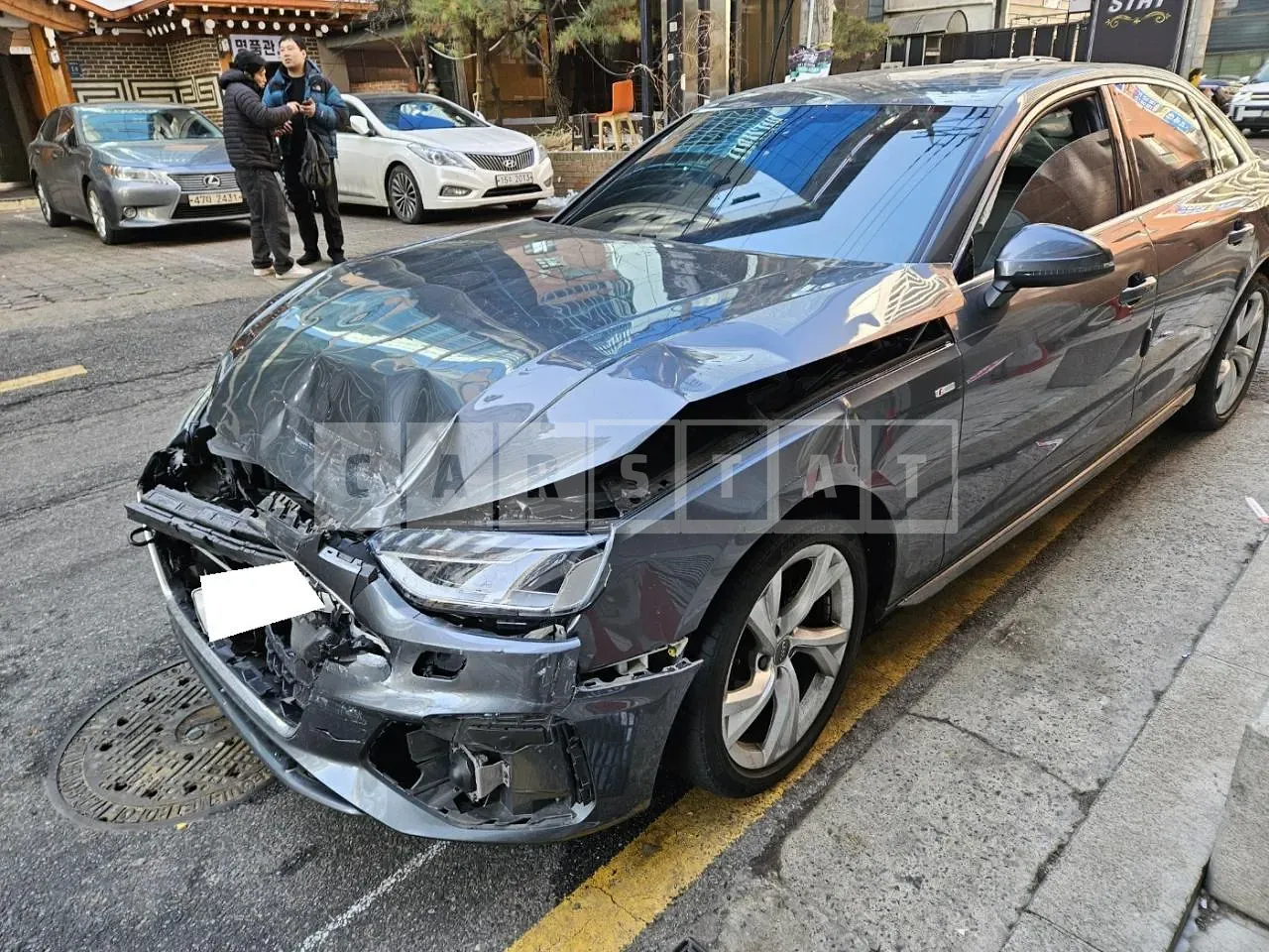 Photo 2 of 21: 2021 Audi A4 35 TDI, VIN WAUZZZF42MN000681 — Korean insurance auction