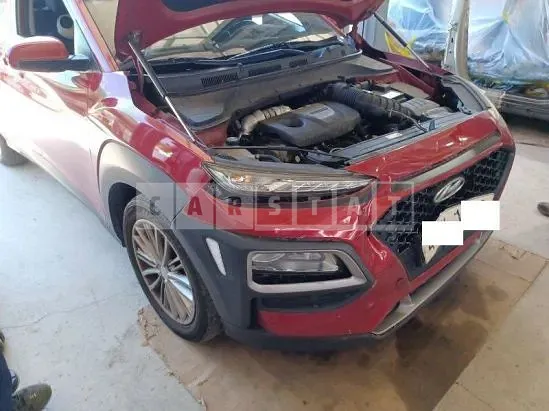 Photo 2 of 44: 2018 Hyundai Kona, VIN KMHK4815GJU081045 — Korean insurance auction