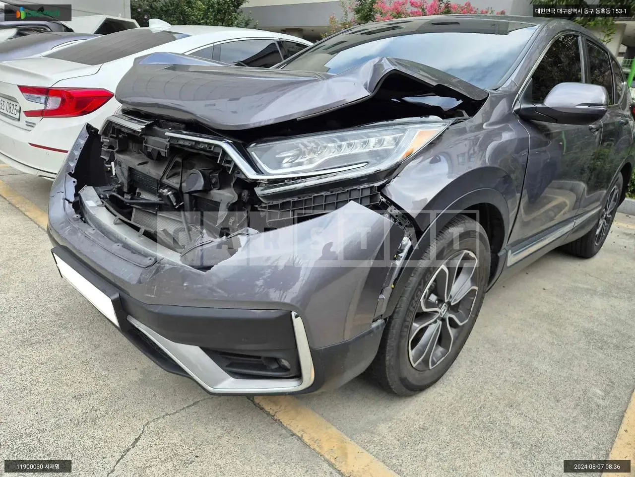 Photo 2 of 18: 2021 Honda CR-V 2WD, VIN 5J6RW1870ML520264 — Korean insurance auction