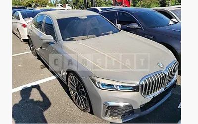 Photo 1 of 8: 2021 BMW 730Ld xDrive, VIN WBA7J4107MCG08524 — Korean insurance auction