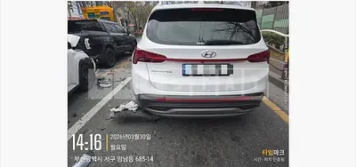 Photo 1 of 10: 2020 Hyundai Santa Fe TM Diesel, VIN KMHS381HGMU339937 — Korean insurance auction