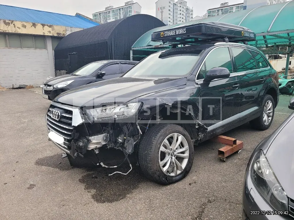 Photo 2 of 31: 2019 Audi Q7 45 TFSI quattro, VIN WAUZZZ4M3KD040936 — Korean insurance auction