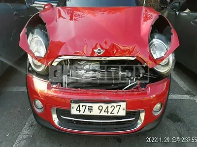 Photo 1 of 8: 2015 MINI Cooper Convertible, VIN WMWZN3103FT657209 — Korean insurance auction