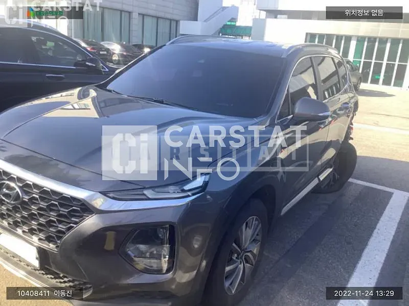 Photo 2 of 9: 2019 Hyundai Santa Fe, VIN KMHS281BBLU225063 — Korean insurance auction