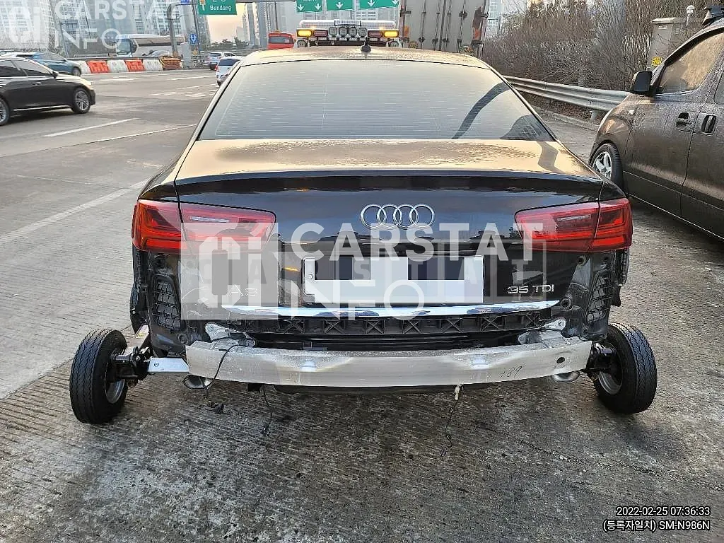 Photo 2 of 18: 2018 Audi A6 35 TDI, VIN WAUZZZ4GXJN115442 — Korean insurance auction