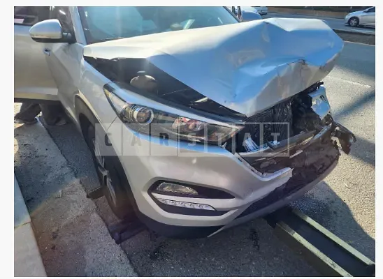 Photo 2 of 8: 2016 Hyundai Tucson, VIN KMHJ2815GGU176536 — Korean insurance auction