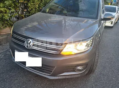 Photo 2 of 22: 2015 Volkswagen Tiguan 2.0 TDI Blue Motion, VIN WVGZZZ5NZFW556579 — Korean insurance auction