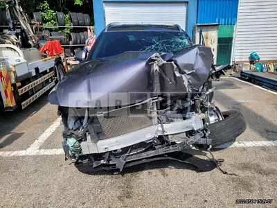Photo 1 of 35: 2021 Hyundai Santa Fe, VIN KMHS381HHMU343576 — Korean insurance auction