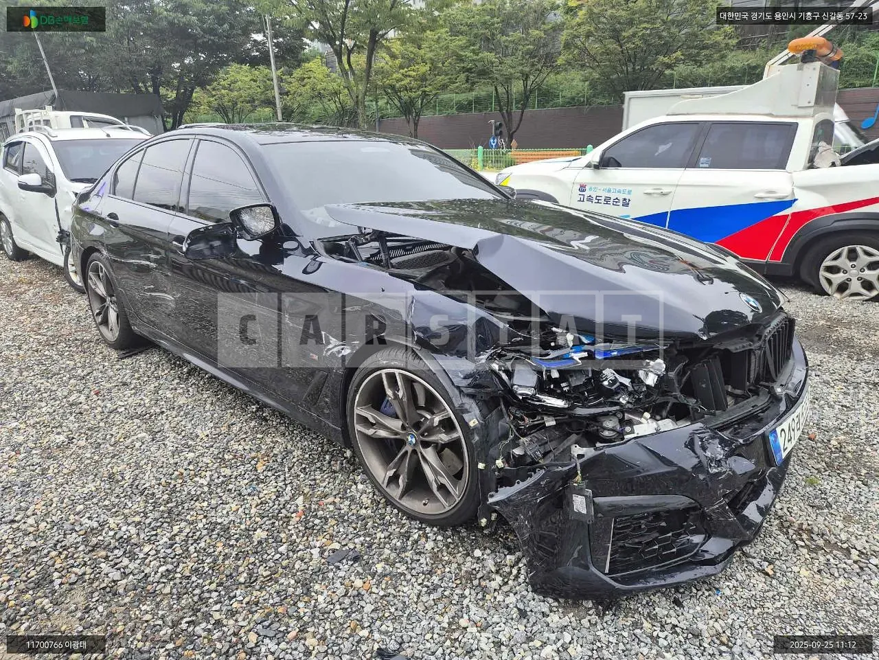 Photo 2 of 12: 2021 BMW M550i Xdrvie, VIN WBA11BK0XMCG74249 — Korean insurance auction
