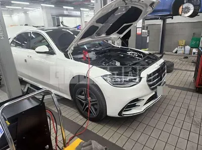 Photo 1 of 5: 2022 Mercedes-Benz S400 d 4Matic, VIN W1K6F3DB9NA118304 — Korean insurance auction