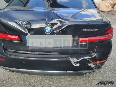 Photo 1 of 26: 2022 BMW 530e, VIN WBA51AG01NCJ03400 — Korean insurance auction