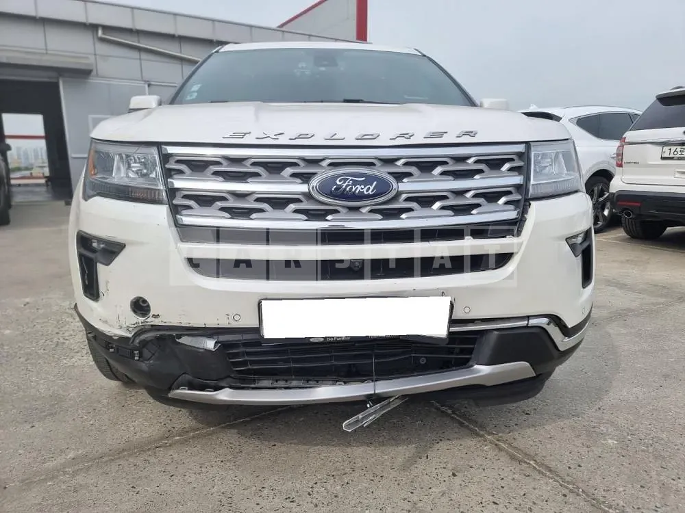 Photo 2 of 12: 2018 Ford Explorer 2.3 AWD, VIN 1FM5K8FH7JGA09570 — Korean insurance auction