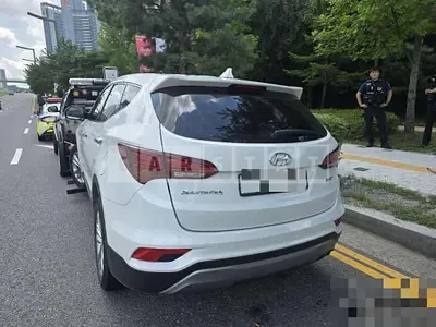 Photo 1 of 10: 2015 Hyundai Santa Fe DM — Korean insurance auction