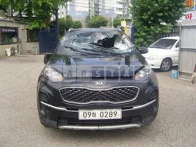 Photo 1 of 15: 2019 Kia Sportage, VIN KNAPN813BKK625491 — Korean insurance auction