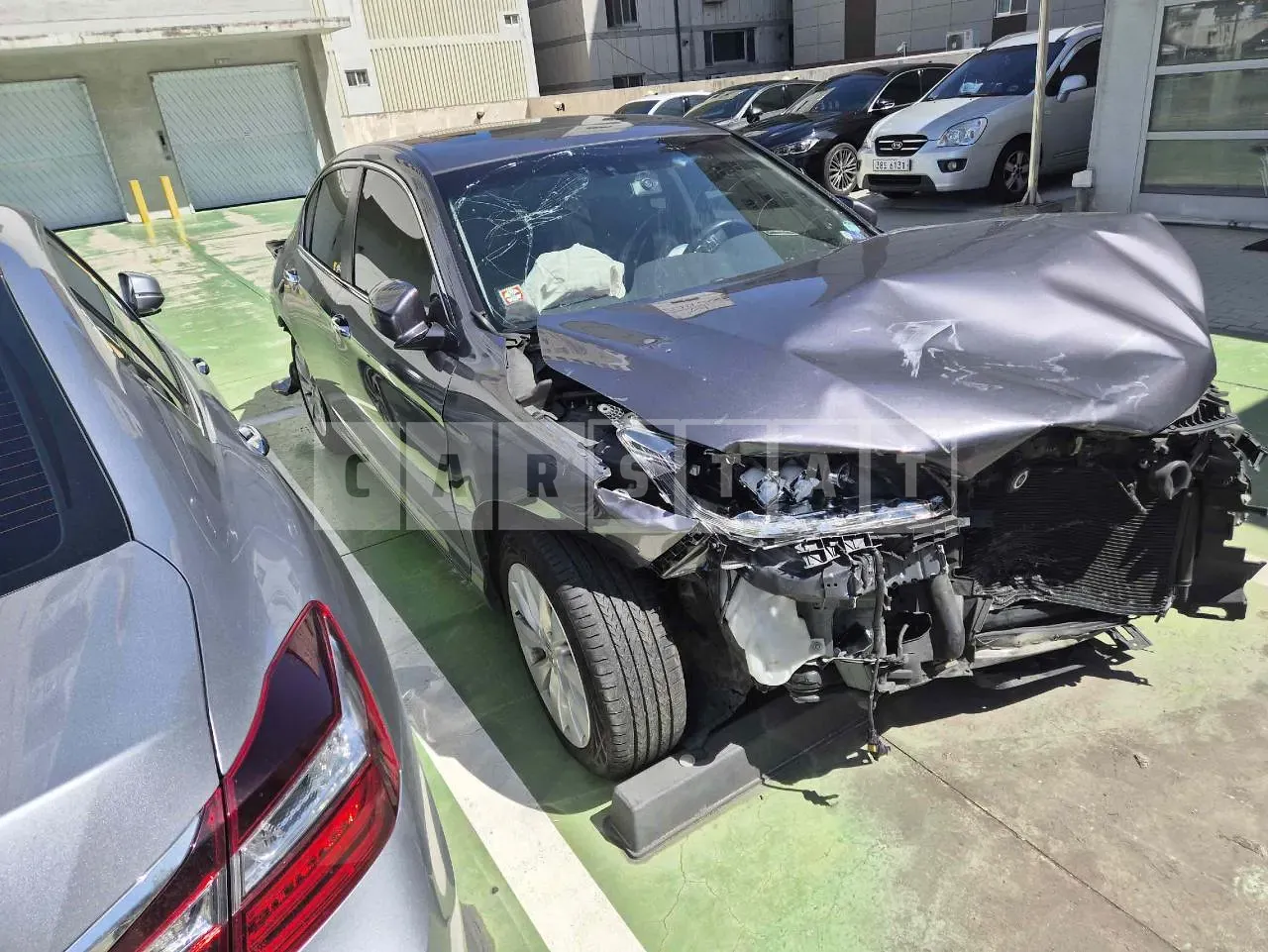 Photo 2 of 8: 2015 Honda Accord 2.4, VIN 1HGCR2680FA510971 — Korean insurance auction