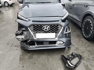 Photo 1 of 29: 2018 Hyundai Kona, VIN KMHK7815GJU096293 — Korean insurance auction