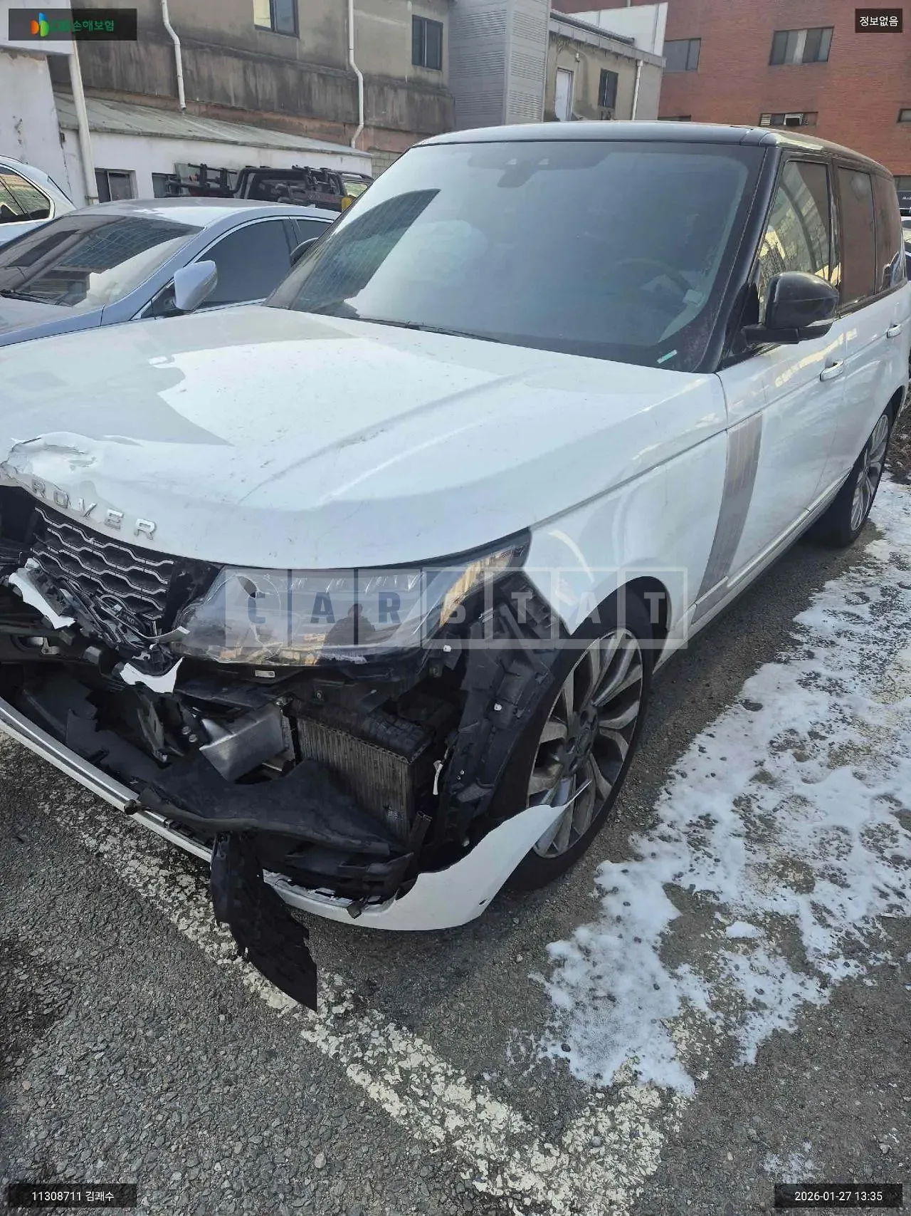 Photo 2 of 18: 2018 Land Rover Range Rover 4.4d, VIN SALGA2BJ4JA512202 — Korean insurance auction