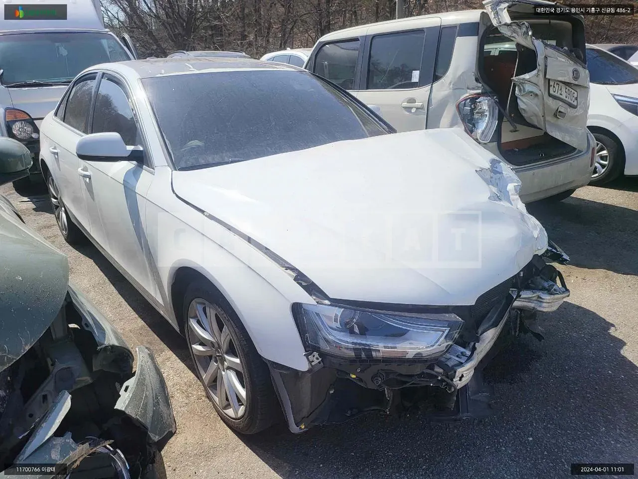 Photo 2 of 9: 2015 Audi A4 30 TDI, VIN WAUZZZ8K4FN042431 — Korean insurance auction