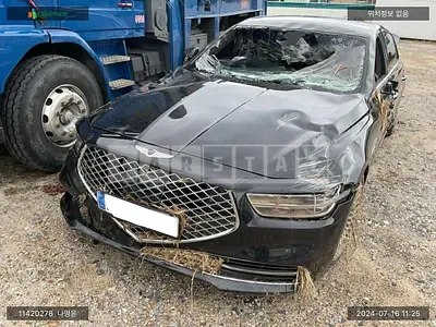 Photo 1 of 11: 2019 Hyundai Genesis /G90, VIN KMHG241DDKU069463 — Korean insurance auction