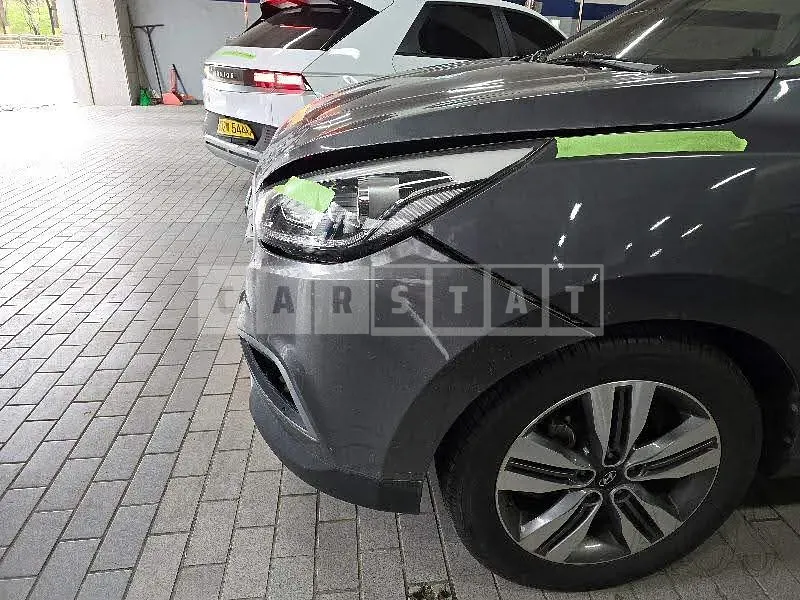 Photo 2 of 19: 2015 Hyundai Tucson, VIN KMHJT81VBFU061413 — Korean insurance auction
