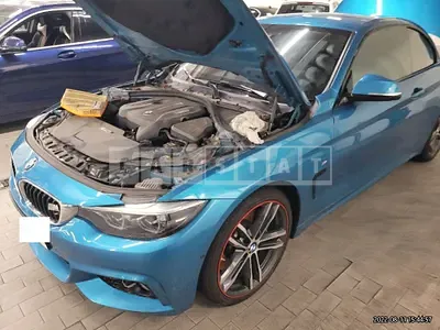 Photo 1 of 9: 2018 BMW 430i Convertible, VIN WBA4Z1102JEF34696 — Korean insurance auction