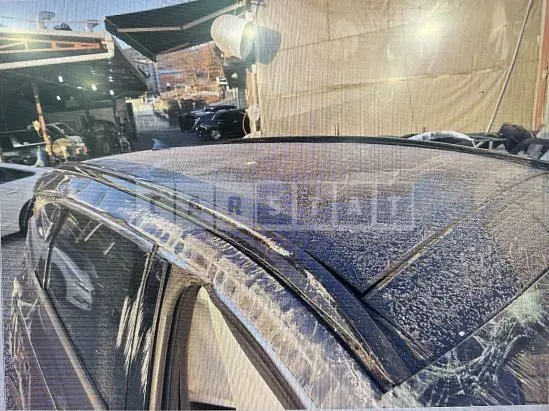 Photo 2 of 15: 2021 Hyundai Tucson, VIN KMHJE811BMU003363 — Korean insurance auction