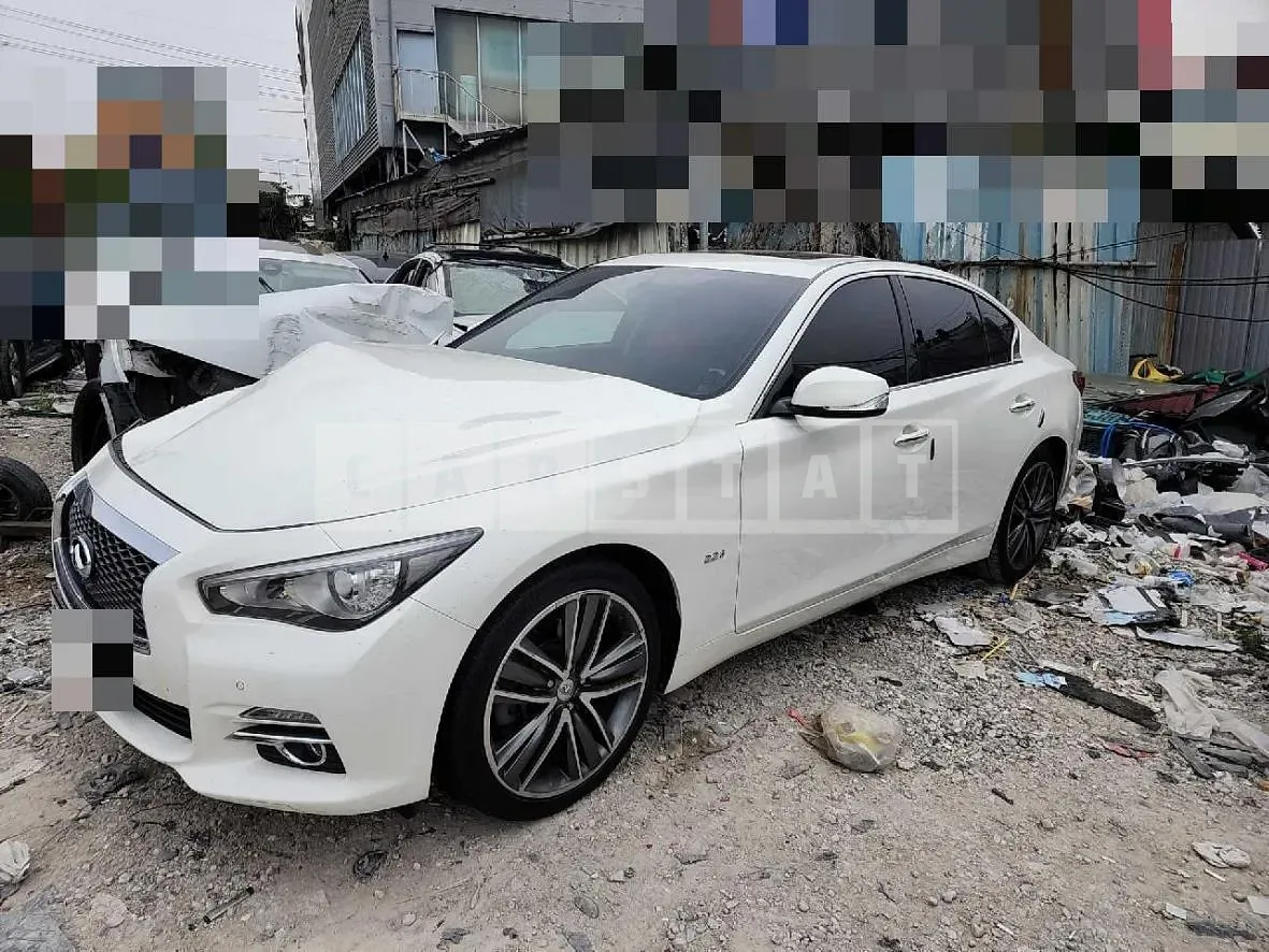 Photo 2 of 10: 2015 Infiniti Q50 2.2d, VIN JNKDV71E0FM530720 — Korean insurance auction