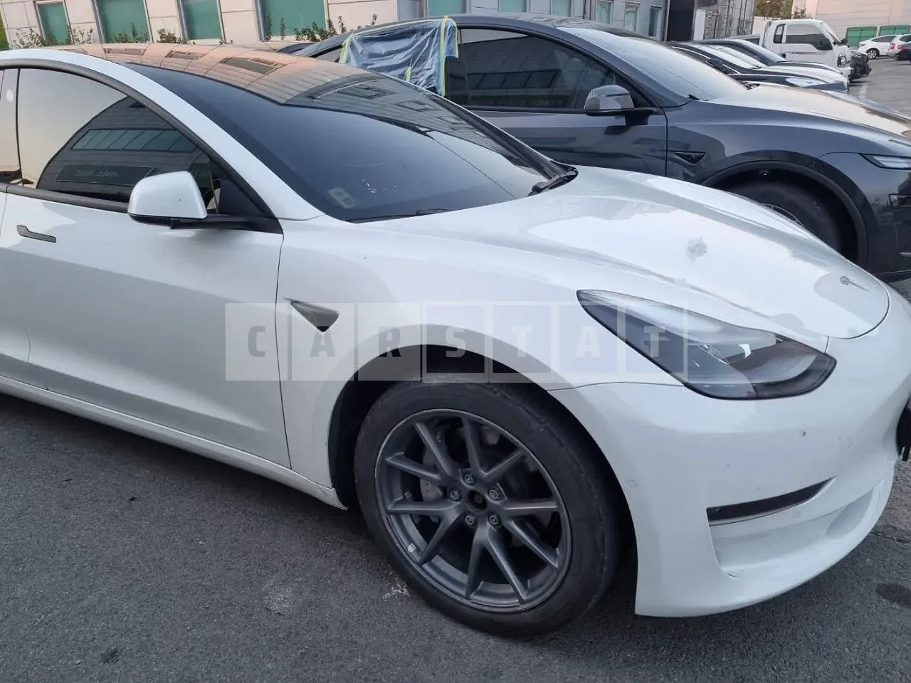 Photo 2 of 26: 2022 Tesla Model 3 Long Range, VIN 5YJ3E1EB1NF150481 — Korean insurance auction