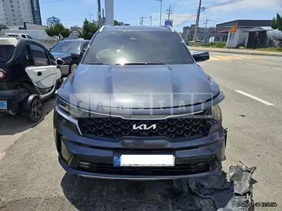 Photo 1 of 48: 2023 Kia Sorento, VIN KNARKS1BGPA196110 — Korean insurance auction