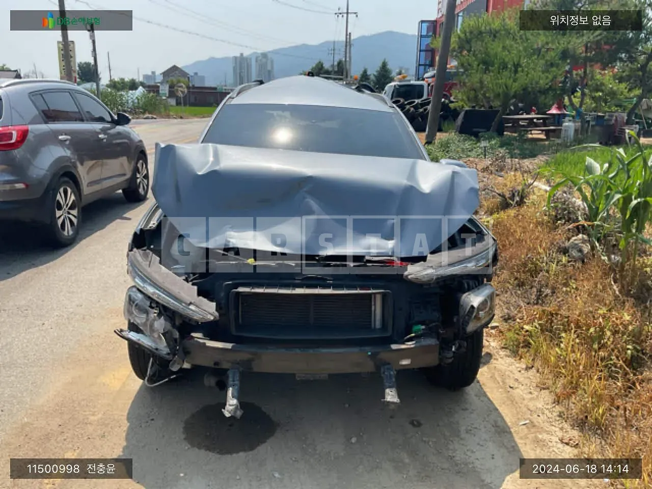Photo 2 of 10: 2018 Hyundai Kona, VIN KMHK4815GJU145236 — Korean insurance auction