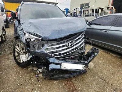 Photo 1 of 8: 2017 Hyundai Santa Fe, VIN KMHSW81UBJU775266 — Korean insurance auction