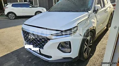 Photo 1 of 19: 2019 Hyundai Santa Fe, VIN KMHS381BBKU149304 — Korean insurance auction