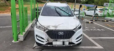 Photo 1 of 9: 2016 Hyundai Tucson, VIN KMHJ3815GHU304535 — Korean insurance auction